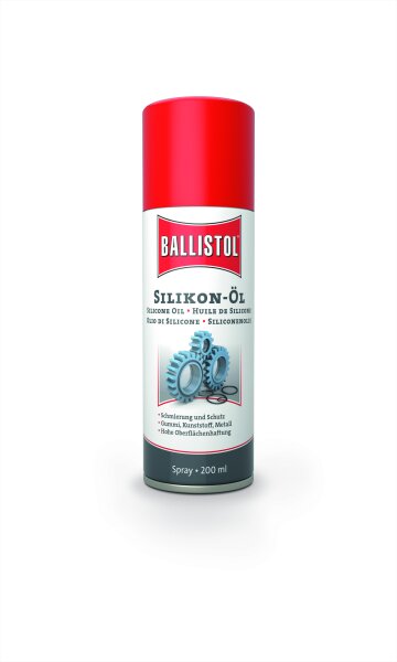 BALLISTOL Silikon-Öl Spray, 200 ml (25300)