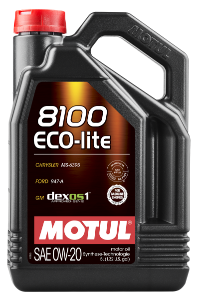 Motul  Motorenöl 8100 ECO-lite 0W20 5 Liter