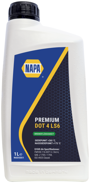 NAPA Bremsflüssigkeit DOT 4 LS6,1L N605001