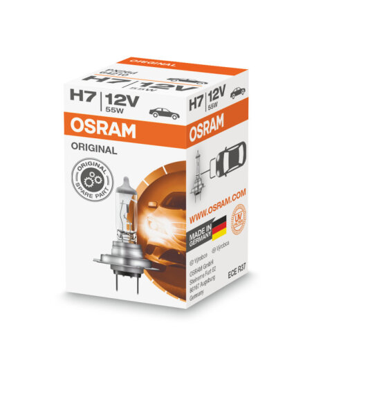 OSRAM Original H7 12V Faltschachtel (Made in Germany) 64210