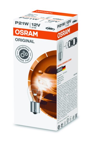 OSRAM Original P21W 12V Faltschachtel 7506