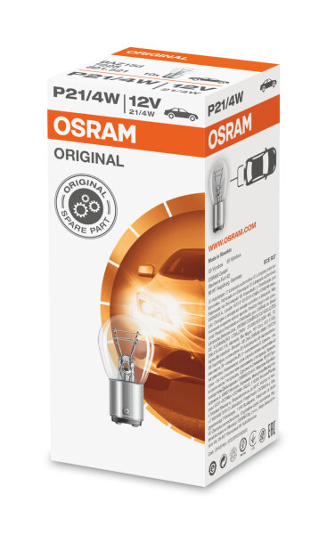 OSRAM Original P21/4W 12V Faltschachtel 7225