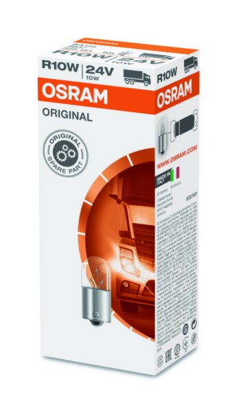 OSRAM Original R10W 24V Faltschachtel 5637