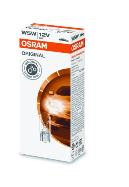 OSRAM Original W5W 12V Faltschachtel 2825