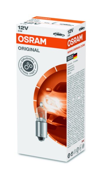 OSRAM Original 12V 5W Metallsockel Faltschachtel 64111