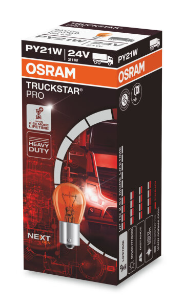 OSRAM TRUCKSTAR® PRO PY21W Faltschachtel 7510TSP