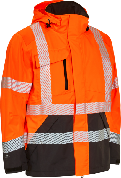 ELKA RAINWEAR Visible Xtreme Stretch-Jacke Warnorange/Schwarz 186000R