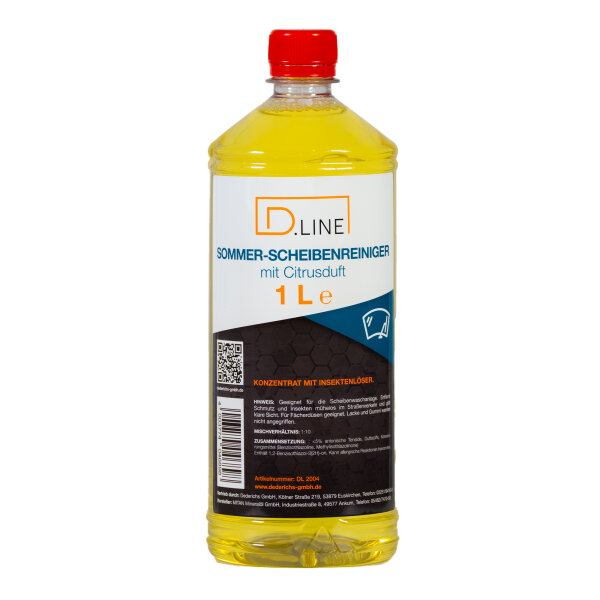 D.LINE Sommerscheibenreiniger Konzentrat 1 Liter (DL 2004)