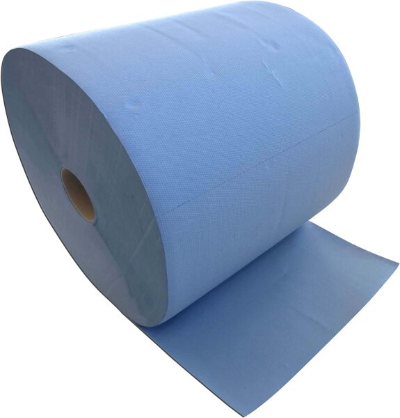 Nordvlies WIPEX Putzrolle blau 3-lagig 1000 Blatt 36x36 cm perforiert saugstark Reinigunstücher 248007