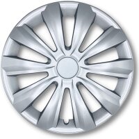ALBRECHT Radzierblende 4er-Set Delta 16 Zoll silber