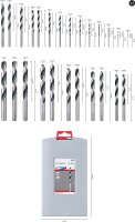 BOSCH HSS Spiralbohrer Set PointTeQ 19-teilig für Metall 2 608 577 351