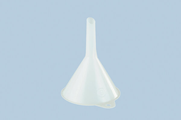 HUENERSDORFF Trichter HD-PE 60 mm mit Öse, naturfarben 950200