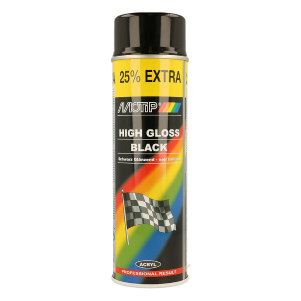 MOTIP Rallye schwarz glänzend 500 ml 04005