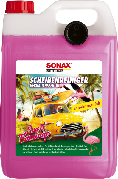 SONAX 03945000  ScheibenReiniger gebrauchsfertig Sweet Flamingo 5 l