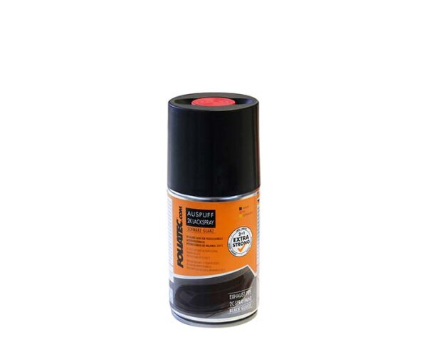 FOLIATEC Auspuff 2K Lackspray, schwarz glänzend 250 ml 2125