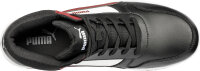 Puma FRONTCOURT BLK/WHT/RED MID S3L ESD FO HRO SR schwarz/weiß