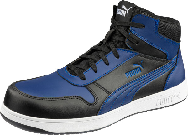 Puma FRONTCOURT BLUE/BLK MID S3L ESD FO HRO SR blau/schwarz