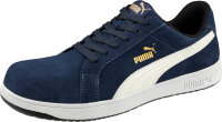 Puma ICONIC SUEDE NAVY LOW S1PL ESD FO HRO SR blau