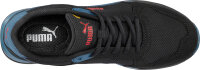Puma FRONTSIDE BLK/BLUE LOW S1P ESD HRO SRC schwarz-blau