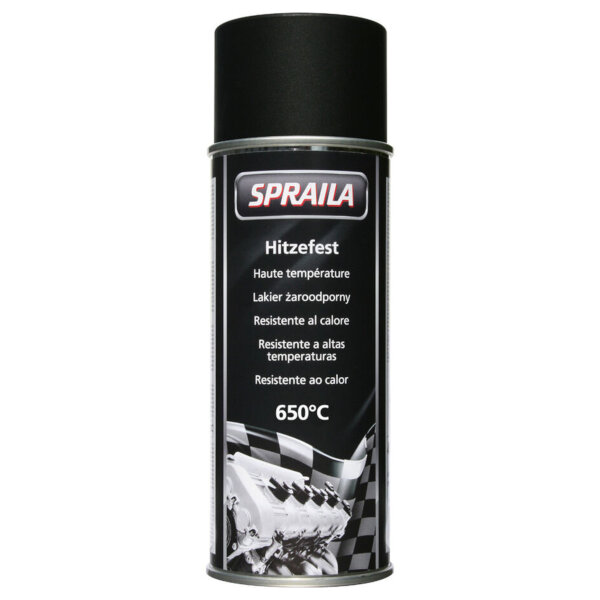 SPRAILA 400 ml HITZEFEST LACK 650° SCHWARZ 300041