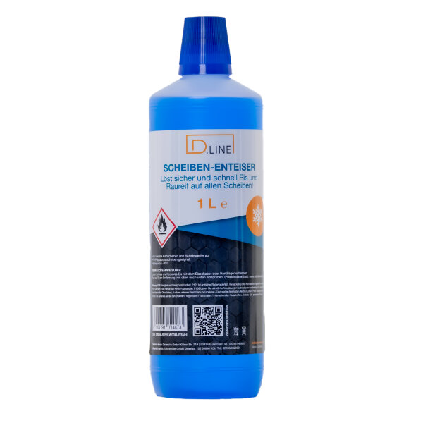 D.LINE Premium Scheibenenteiser 1 Liter Nachfüllflasche (DL 2031)