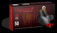 Grippaz Nitril-Handschuhe 246 schwarz,M (50 Stück)