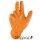Grippaz Nitril-Handschuhe 246 orange,M (50 Stück) 246OR-EN/8