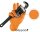 Grippaz Nitril-Handschuhe 246 orange,M (50 Stück) 246OR-EN/8