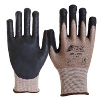 Nitras STEEL Stichschutzhandschuhe mit Spezialgarn Gr. 9...