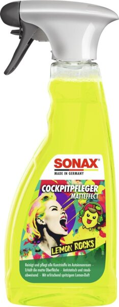 SONAX 03432410  CockpitPfleger Matteffect Lemon Rocks 500 ml