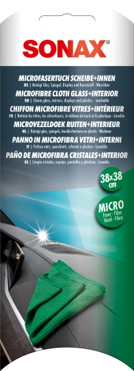 SONAX 04984000  MicrofaserTuch Scheibe+Innen 51 g
