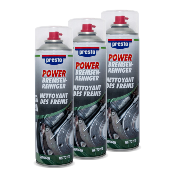 PRESTO Power Bremsenreiniger 3x 500 ml 315541 (3er Set)