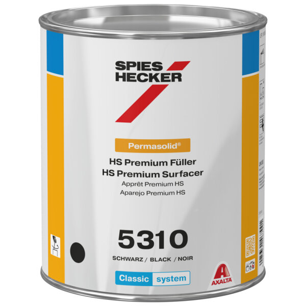 Spies Hecker Permasolid® HS Premium Füller 5310 3,5 l Schwarz 4025331467991