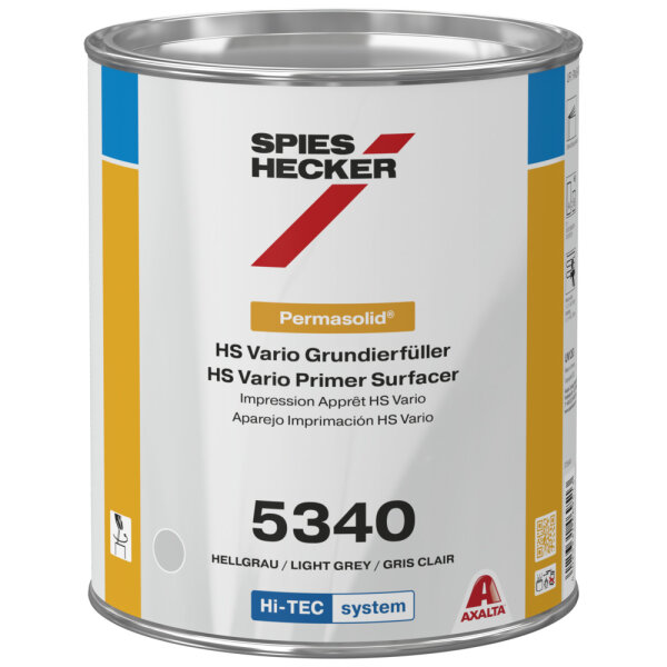 Spies Hecker Permasolid® HS Vario Grundierfüller 5340 3,5 l Hellgrau 4025331469513