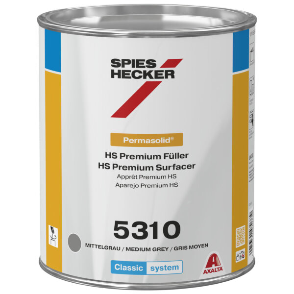 Spies Hecker Permasolid® HS Premium Füller 5310 3,5 l Mittelgrau 4025331470779