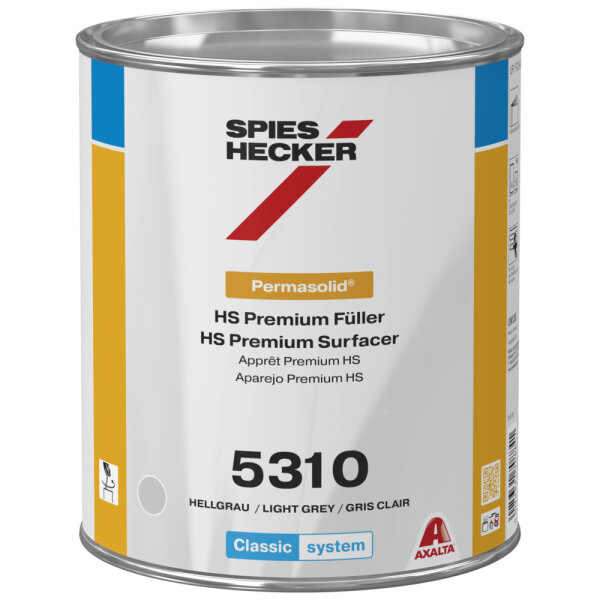 Spies Hecker Permasolid® HS Premium Füller 5310 3,5 l Hellgrau 4025331708841