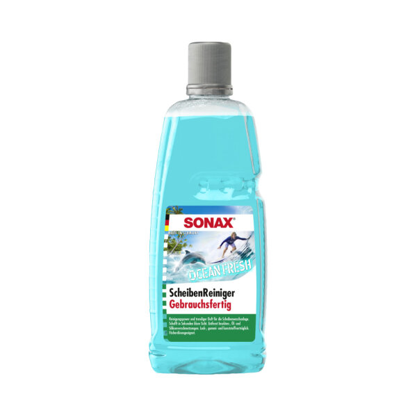 SONAX 03883410 ScheibenReiniger gebrauchsfertig Ocean-Fresh 1 l