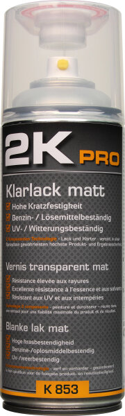 2K PRO Klarlack matt 400 ml 351853