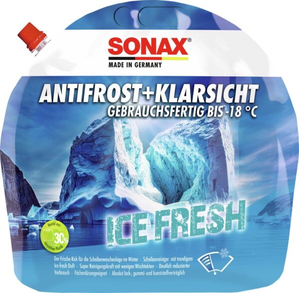 SONAX AntiFrost+KlarSicht bis -18 °C Ice-fresh 3 l 01334090