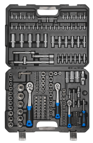 SW-Stahl Steckschlüsselsatz 1/4", 3/8", 1/2", 184-teilig 07784L