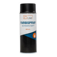 D.LINE Farbspray/Lackspray schwarz matt 400 ml
