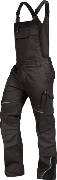Leibwächter Flexline Latzhose anthrazit/sw Gr.52 FLEXL2852