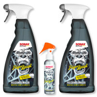 SONAX 04333000 FelgenBeast Aktionsset 2x1 Liter + 140 ml...