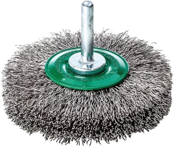 LESSMANN Rundbürste mit 6 mm Schaft Drm 30 x 6 mm Stahldraht rostfrei ROF gew. 0,20 mm 413342