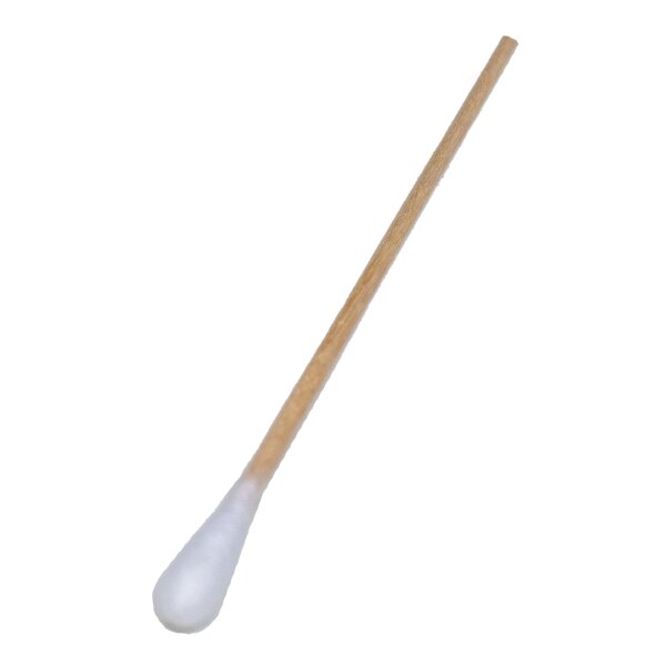 NITRAS Wattestäbchen, Holzstab, naturfarben / Watte, weiß, Beutel à 100 Stück 561501