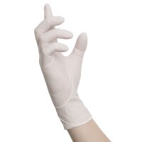 NITRAS WHITE WAVE, Nitril-Einmalhandschuhe, weiß, EN ISO 374, Box à 100 Stück 8310-L