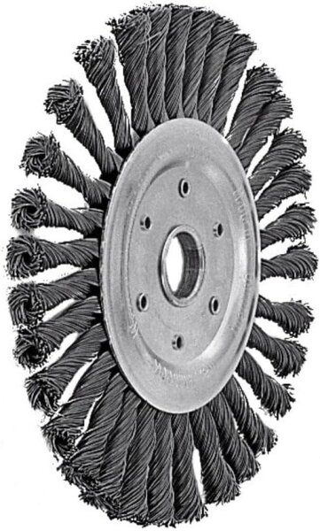 LESSMANN Zopf-Rundbürste Drm 178 x 14 mm 32 Z Stahldraht STH glatt 0,50 mm 475211