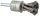 LESSMANN Zopf-Pinselbürste mit 6 mm Schaft Drm 19 mm  6 Zöpfe  mit Blume  Stahldraht 453358