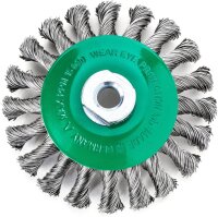 LESSMANN Zopf-Kegelbürste Drm 100 x 12 mm 18 Z...