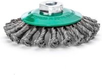 LESSMANN Zopf-Kegelbürste Drm 100 x 12 mm 18 Z...